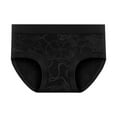 thumbnail image 2 of Sunvit-Panties Juniors High-Waisted Lace Briefs - Nylon Spandex, Black, Size S, Comfortable Breathable for Everyday & Light Activity, 2 of 4