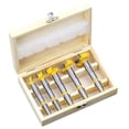 thumbnail image 2 of Juego de Brocas de Taladro Gloria Broca Forstner 5 Piezas Color Amarillo, 2 of 9