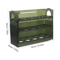 thumbnail image 2 of unbranded Porta Huevos De Plástico Verde Para Refrigerador Con 3 Niveles Ideal Para Cocina Y Organización, 2 of 8