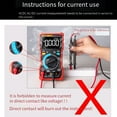 thumbnail image 3 of An-101 Portable Card Digital Multimeter Ultra-Thin Mini Voltage and Currentmeter Smile Home, 3 of 9
