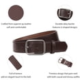 thumbnail image 7 of SENDEFN 2 Pack Women's Soft Leather Belt for Jeans Pants Dress Fashion Ladies Waist Belt with Elegant Buckle, 7 of 7