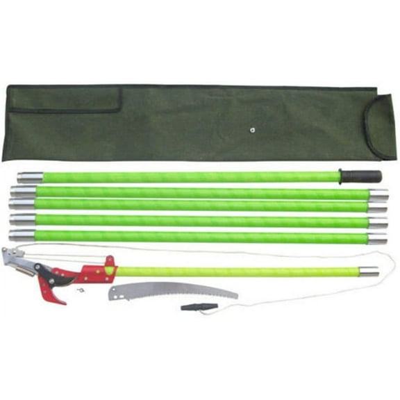 INTSUPERMAI 19 Feet/6 M Tree Pole Pruner Tree Saw Scissor Lopper Branch Trimmer