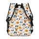 thumbnail image 4 of Disketp Dog Faces Mochila Estampada para Hombre y Mujer – Mochila Ligera Clásica con Múltiples Bolsillos para Universidad, Trabajo y Viajes-One Size, 4 of 5