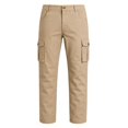 thumbnail image 4 of Men's 2 Piece Cargo Set Short Sleeve Button Down Shirt with Pockets and Casual Trousers Workwear Outfit, 4 of 8