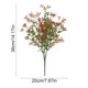 thumbnail image 3 of Plantas Verdes Artificiales De Plástico 1 paquete de ramo de flores artificiales rojas,arreglos florales de plástico para decoración de bodas,hogares y hoteles. Rkxzt, 3 of 9