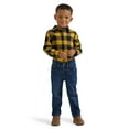 thumbnail image 6 of Wrangler Toddler Boy Pull-On Straight Leg Jeans, Sizes 12M-5T, 6 of 10