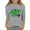 Gray, variant on Gunia Toddler Boys Girls St Patricks Shirt 3/4 Sleeve Irish Green Shamrock Clover Funny Graphic Crew Neck Casual Breathable Soft St. Patrick'S Day T-Shirt Kids Tee Tops 3-14 Years Black