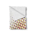 thumbnail image 2 of Abstract Soft Flannel Fleece Blanket, Colorful Halftone Effect with Geometric Abstract Shapes Dots Pattern Print, Cozy Plush for Indoor and Outdoor Use, 60" x 80", White and Fuchsia, by Ambesonne, 2 of 6