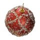 thumbnail image 2 of Adorno colgante de espuma para árbol de Navidad con perlas - Decoración colgante de 8 cm en blanco, rosa, azul, dorado, rojo - 1 pieza de decoración navideña, 2 of 6