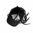 thumbnail image 4 of Summer Unisex Lady Men Baseball Cap Hat With Dreadlocks Wig Hip-Hop Punk Dirty Hair Braid Visors Hats, 4 of 6