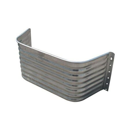 Tiger Brand Jack - Tiger Brand Jack Post AW-24S Square Window Well Area Wall, 22-Ga. Galvanized Steel, 24-In.