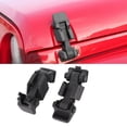 thumbnail image 4 of Loquet de Capot de Voiture Boucle de Capot Attrape-Capot de Voiture Accessoire de Voiture 2 Pcs Couvercle de Capot de Voiture Accessoire de Loquet Compatible avec JK 2007-2017, 4 of 8