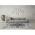 thumbnail image 3 of Ahgly Company Indoor Square Abstract Gray Modern Area Rugs, 8' Square, 3 of 4