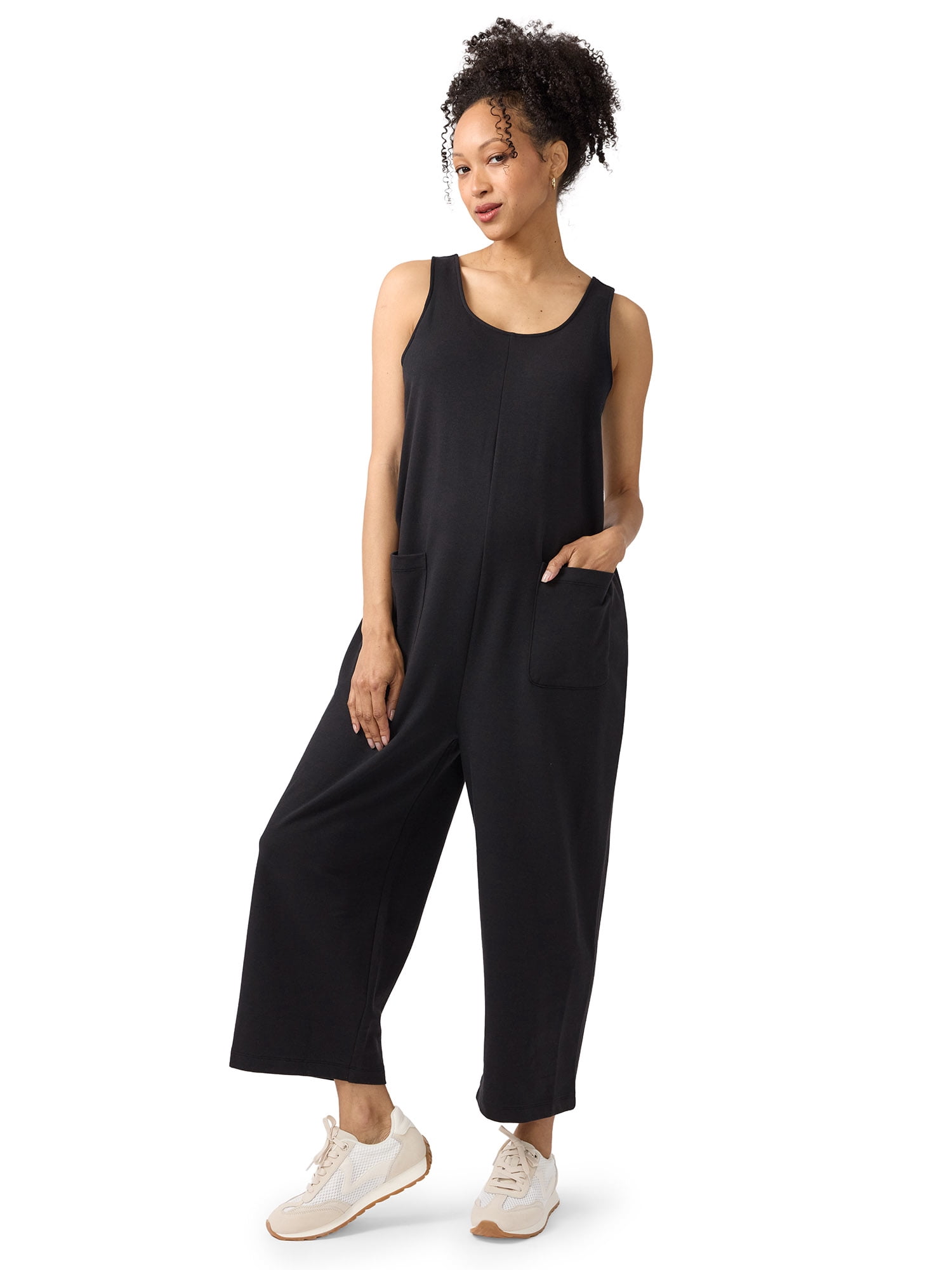 Ingrid & Isabel For Every Belly Women’s Maternity Pocket Knit Jumpsuit, Sizes S-XXL