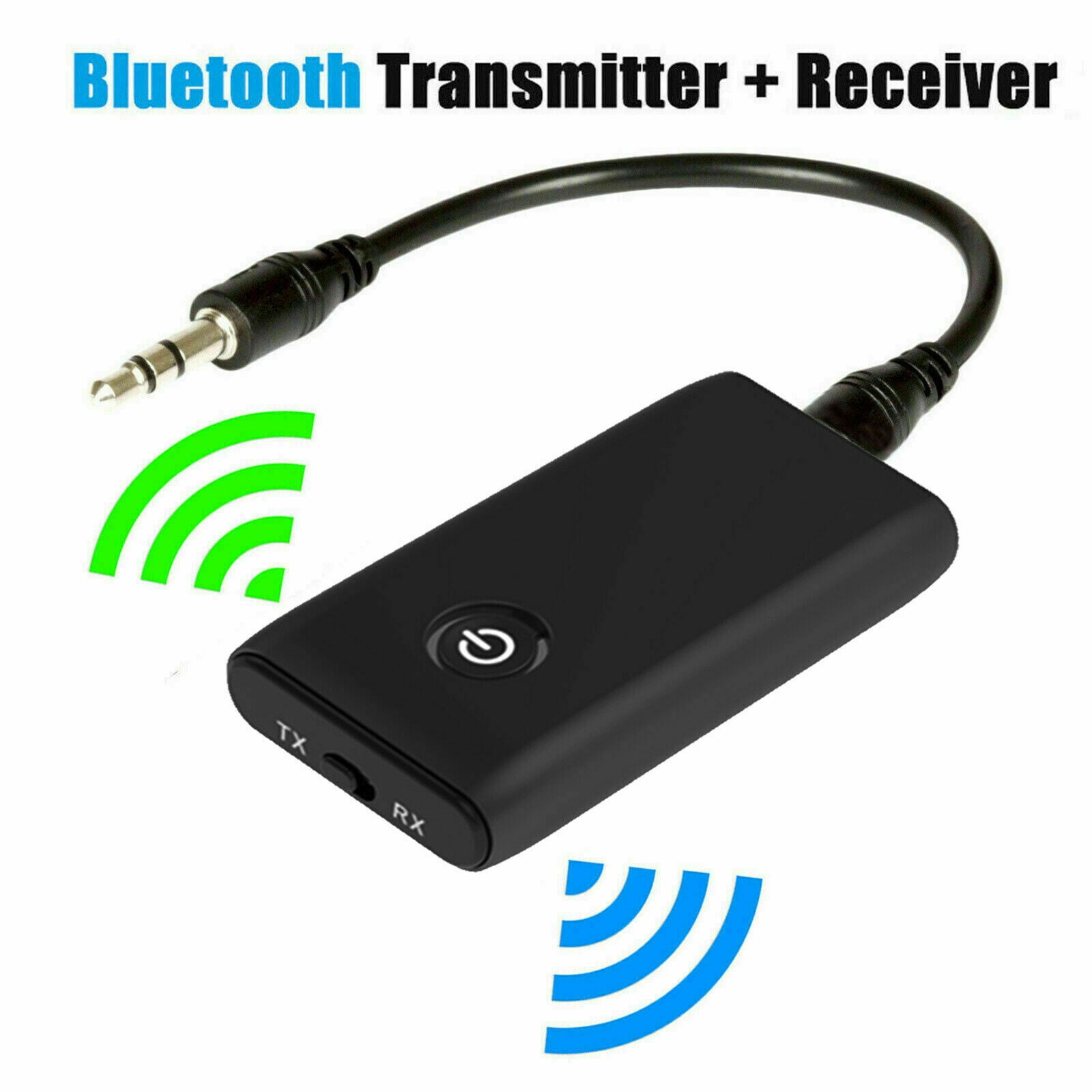 Plug & Play Golvery Long Range Bluetooth 5.0 Transmitter Receiver for TV with Audio Pass-Thru Feature AUX Optical Wireless Adapter for Home Stereo Supports AptX Low Latency/HD Dual Stream