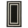 thumbnail image 1 of Colonial Mills Rug PY21R048X072R 4 x 6 ft. La Playa Braided Rug  Black &amp; White, 1 of 1