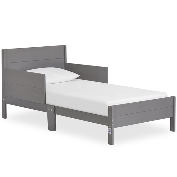 Dream On Me Holland Toddler Bed made with Sustainable New Zealand Pinewood, Steel Grey