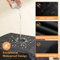 thumbnail image 4 of Griddle Cover for Blackstone 17 inch 22 inch Griddle with Hood and Stand, Outdoor Heavy Duty 600D Polyester Grill Cover for Blackstone 17", 4 of 7