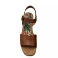 thumbnail image 4 of BOC Corrie Women's Platform Wedge Sandal Size 9 Brown/Tan Faux Leather Upper, 4 of 9