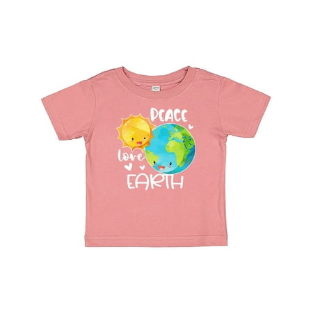 

Inktastic Earth Day Peace Love Earth Gift Baby Boy or Baby Girl T-Shirt