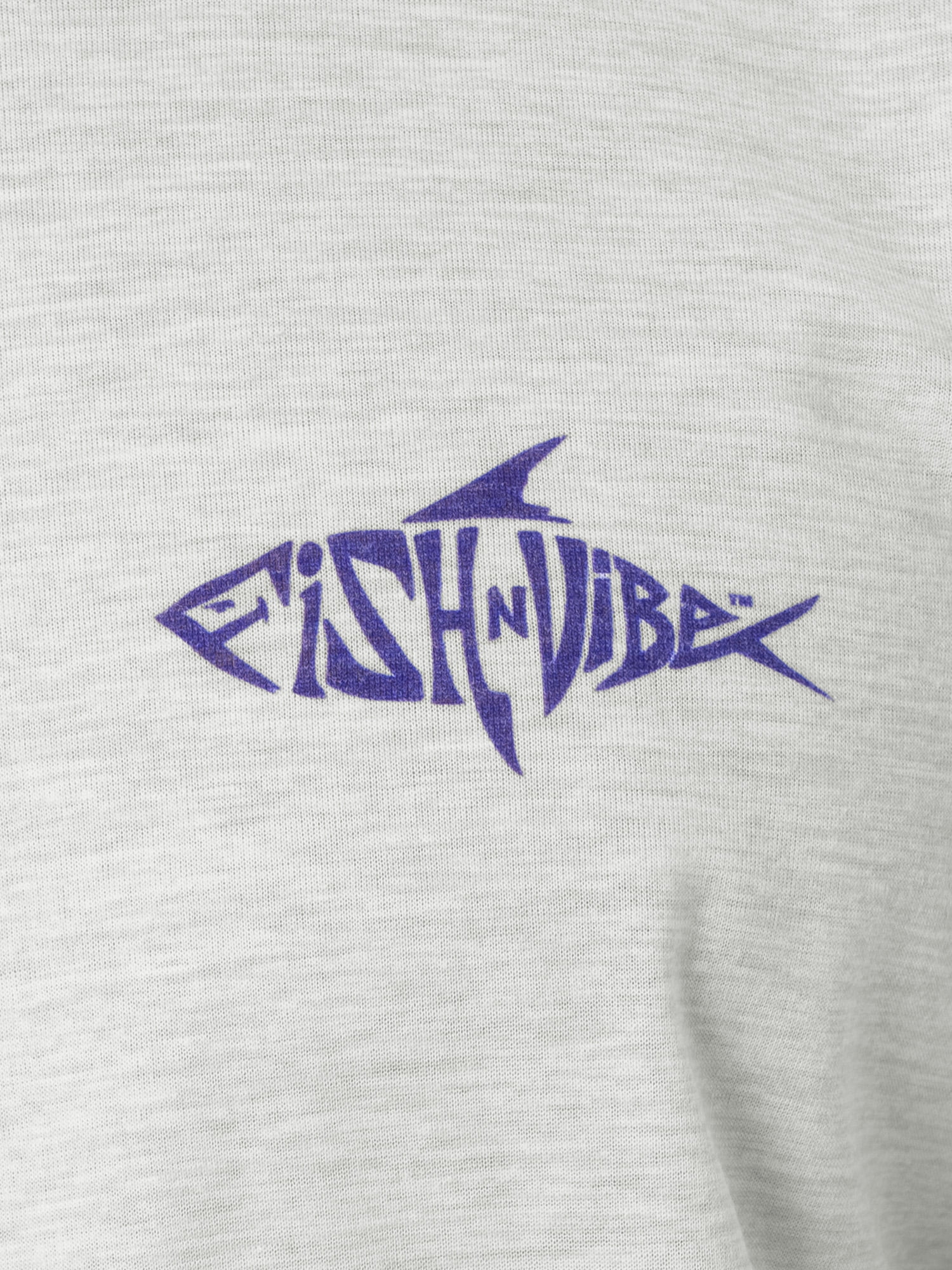 Fish N Vibe Men's Short Sleeve Fishing Performance Outdoor Graphic T-Shirt, Micro Chip Cationic, XL