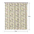 thumbnail image 5 of Yellow Cartoon Cat Unicorn Pattern Shower Curtain 72"x84" ,Bathroom Decorative Shower Curtains Set with 12 Hooks,Modern Waterproof Washable Shower Curtain, 5 of 6
