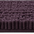 thumbnail image 3 of 2 Piece Set Plum Soft Cozy Plush Chenille Bath Mat Bathroom Rug, 3 of 4