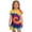 Orange(Tie Dye), variant on CCRFTGI Girls Polo Dress Size 7-8 Short Sleeve Uniform Cute Tie Dye Pleated Flare Skater Polo Dresses Back To School Summer Button-Down Collar Picque Polo Dress Pink 7-8 Years