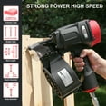 thumbnail image 4 of 3PLUS HCN70SP Pneumatic Coil Pallet Nailer| Wire Collated Nails, 15 Degree Tilt Angle , 1-3/4'' to 2-3/4'' in Length, 4 of 8