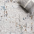 thumbnail image 5 of SAFAVIEH Amelia Jimmy Dot-Print Area Rug, Gray/Light Gray, 6'7" x 6'7" Square, 5 of 11
