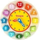 thumbnail image 1 of Juguete educativo, reloj de clasificación de formas diseñado para enseñar a decir la hora, de madera con piezas extraíbles, mejora la motricidad fina, reconocimiento de números, 12 ranuras para, 1 of 5