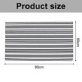 thumbnail image 4 of Christmas Outdoor Rug , Washable Rugs Front Porch Rug Cotton Woven Entryway Rug, Small Outdoor Patio Rug Layered Doormats Striped Carpet for Front Door/Farmhouse/Camping, 4 of 5