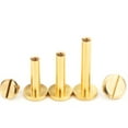 thumbnail image 2 of (10pcs) Brass Internal Thread Flat Lock Rivet Set Combination, M4x3x10mm, 2 of 5