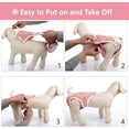 thumbnail image 4 of Dog Diapers Female Washable Sanitary Pantie with Adjustable Suspender, Reusable Doggie Period Panties, Pet Underwear Diaper Jumpsuits for Male Dogs in Heat, Puppy Diapers for French Bulldog, 4 of 5