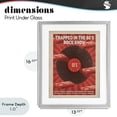 thumbnail image 4 of Stupell Industries Traditional Trapped in 80s Rock Show Gray Framed Print Under Glass, 13 x 16, by Old Red Truck, 4 of 8