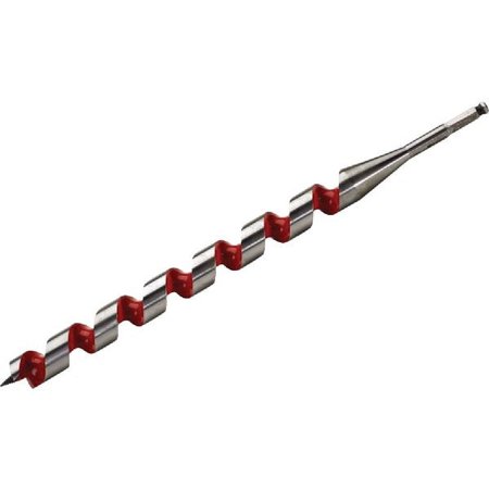 UPC: 0045242093007 | Milwaukee 48-13-6250 Ship Auger Bit  1-1/4 in Dia  18 in OAL  Spiral Flute  7/16 in Dia Shank  Hex Shank