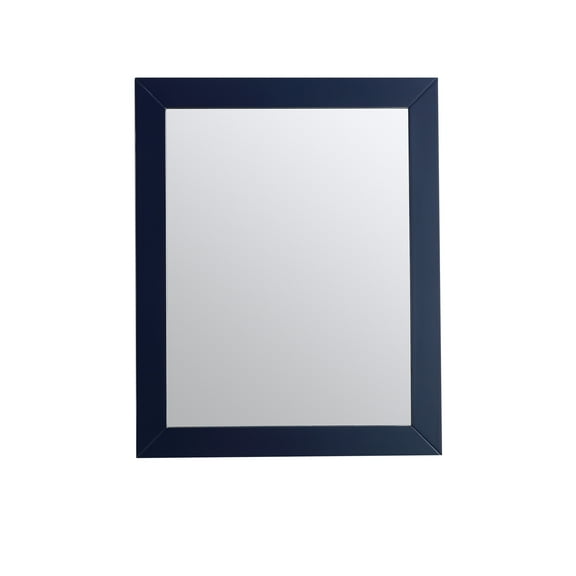EVIVA Acclaim 24X30 Transitional Blue Bathroom Mirror