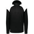 thumbnail image 2 of Holloway Sportswear M Limitless 1/4 Zip Hoodie Black/White 222584, 2 of 5
