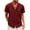 j-Red21159, variant on LIIPEE Men Shirts Casual Summer Short Sleeve Solid Color Lapel Button Down Shirt Male Fashion Hollow Out Loose Fit Tops Comfortable Breathable Soft Daily Shirts,Blue,L