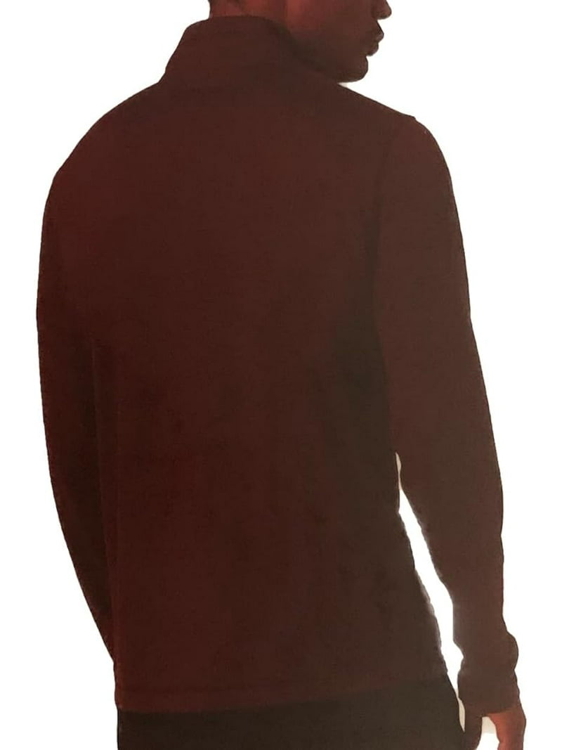 32 Degrees Heat Men's Soft Quarter Zip Long Sleeve Pullover Shirt