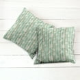 thumbnail image 2 of Ambesonne Nautical Throw Pillow Cover 2 Pack, Mint Seashell Sailing, 20", Mint Green, 2 of 6