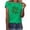 Green, variant on VBVC No Boundarie Women's St.Patrick's Day Short Sleeve T-Shirt,Ladies Glitter Shamrock Basic Tee,Green Irish Holiday Tops For Women,Black,S-2XL