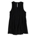 thumbnail image 1 of Aeropostale Womens Keyhole Hi-Lo Tank Top, Negro, XS, 1 of 2