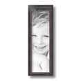 thumbnail image 2 of ArtToFrames 4x13" Dark Brown Picture Frame, Brown Wood Poster Frame, with Regular Glass and 2 (FBPL-4757), 2 of 7