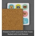 thumbnail image 5 of Printtoo Kids Placemat & Coaster Set Personalized Gift Kids,Birthday Christmas Gifts For Boys,Animals Face-11x17 Inch, 5 of 6