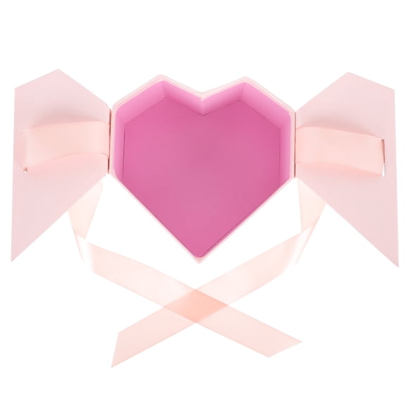 LEORX Heart Shape Clear Containers Box Polyester 1Pcs