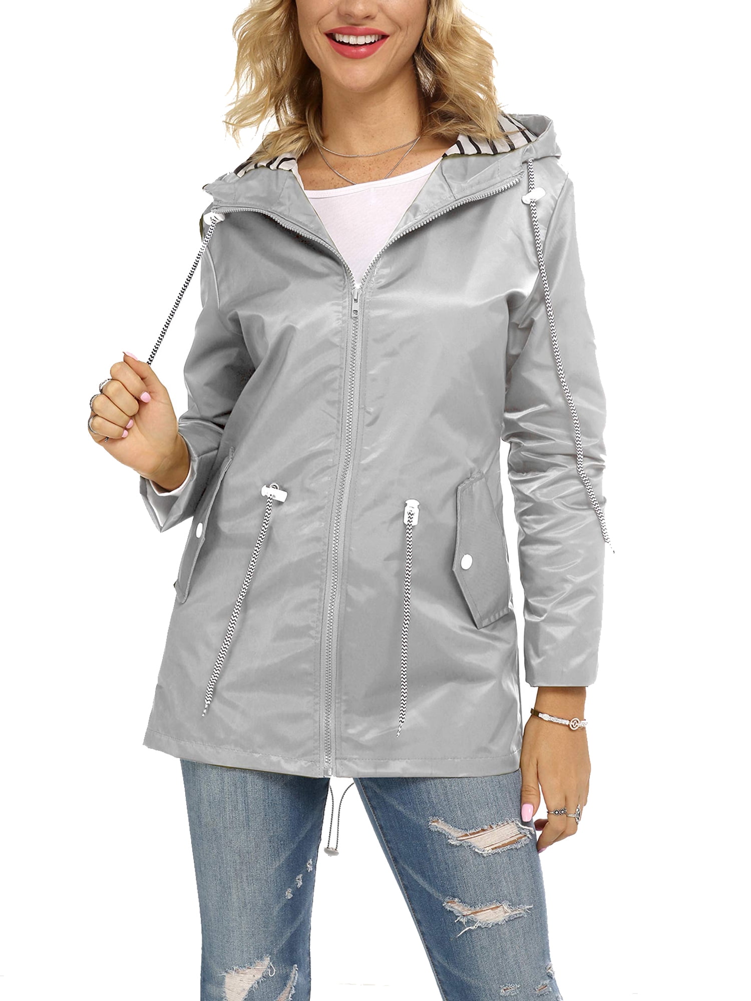 Womens Lined Rain Jacket