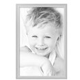 thumbnail image 2 of ArtToFrames 21" x 32" Metro Ice Silver Black Picture Frame, 21x32 inch Silver Wood Poster Frame (WOM-5247),  Pack, 2 of 7