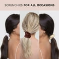 thumbnail image 4 of Kitsch Organic Cotton Scrunchies, Hair Ties for Adults, 6 Ct, Off-White, 4 of 12