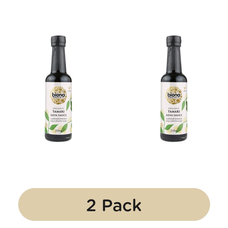 Biona Organic Tamari Soy Sauce 250ml, British Import (Pack of 2)